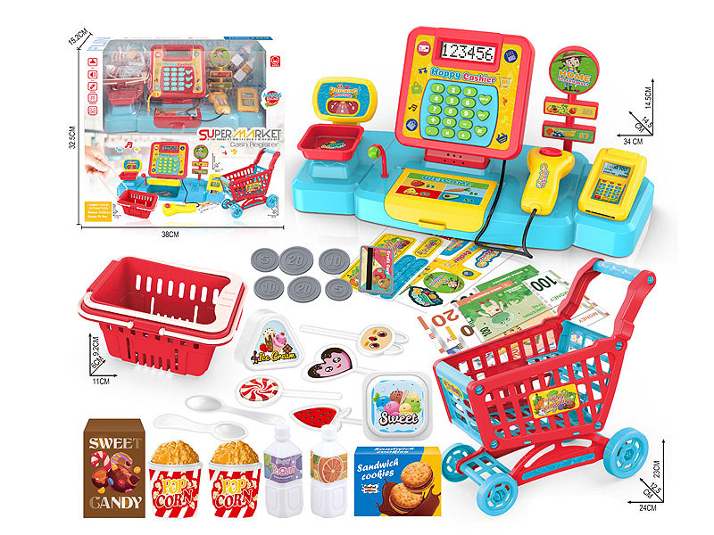 Shopping Cart Cash Register Lollipop Set toys