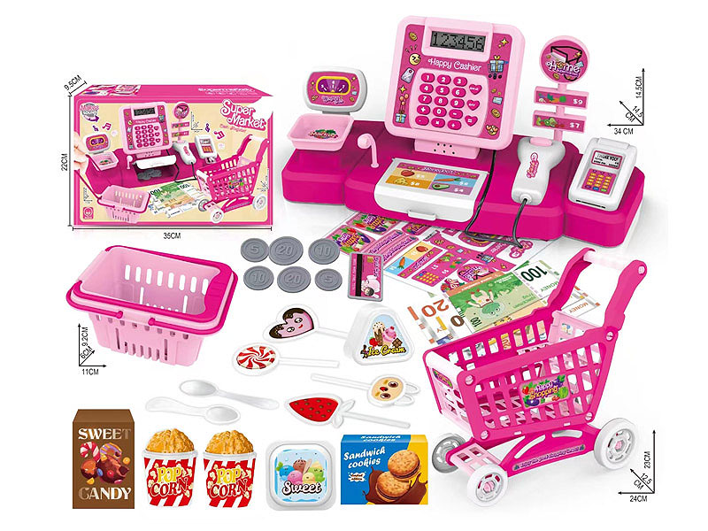 Shopping Cart Cash Register Lollipop Set toys