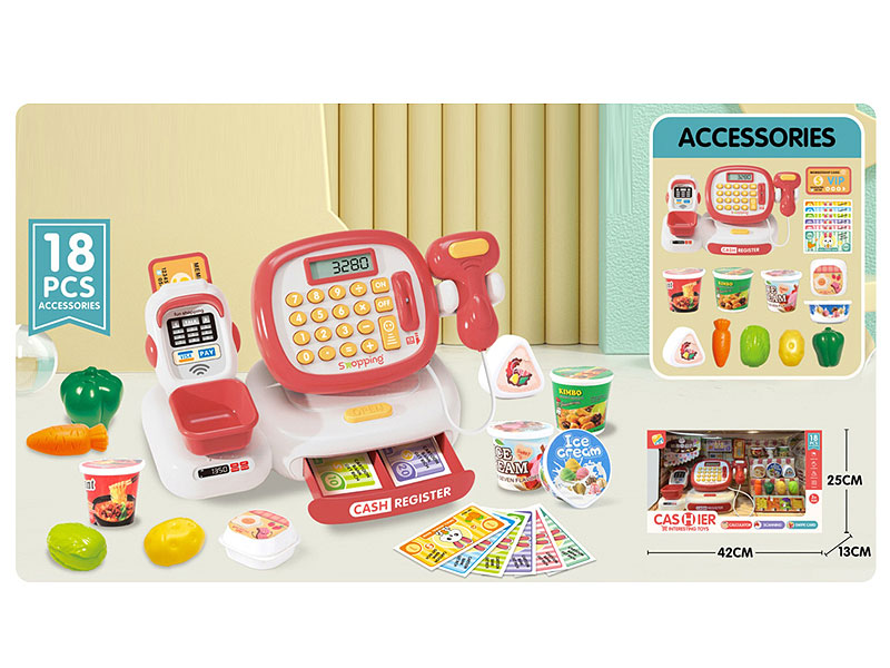 Cash Register Set W/L_S toys