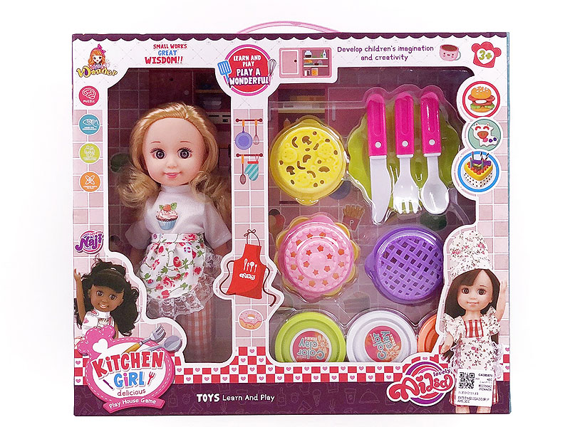 Clay Figure Tool Set & 10inch Doll toys