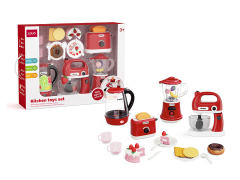 Bread Machine & B/O Water Bottle W/L_S & Mixer & Juicer Set toys