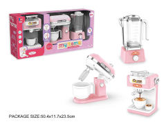 Coffee Maker & Eggbeater & Juice Machine toys