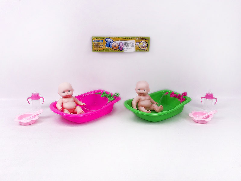 Tub Set & 5inch Moppet(2C) toys