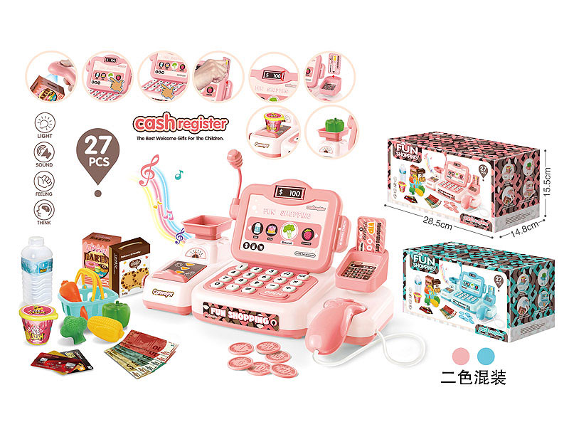 Cash Register Set W/L_S(2C) toys