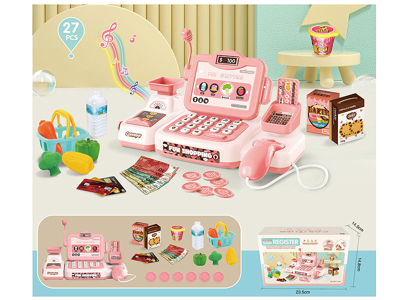 Cash Register Set W/L_S toys