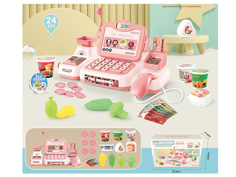 Cash Register Set W/L_S toys