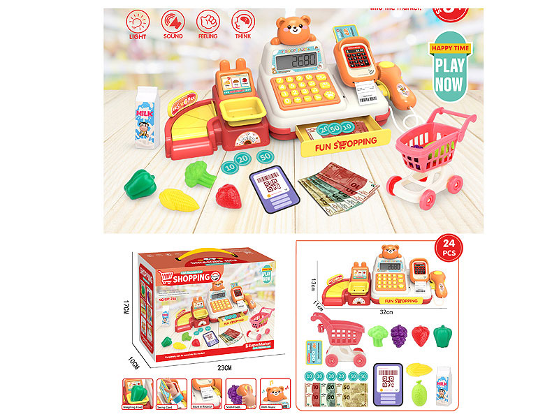 Cash Register Set W/L_S toys