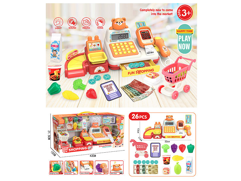 Cash Register Set W/L_S toys