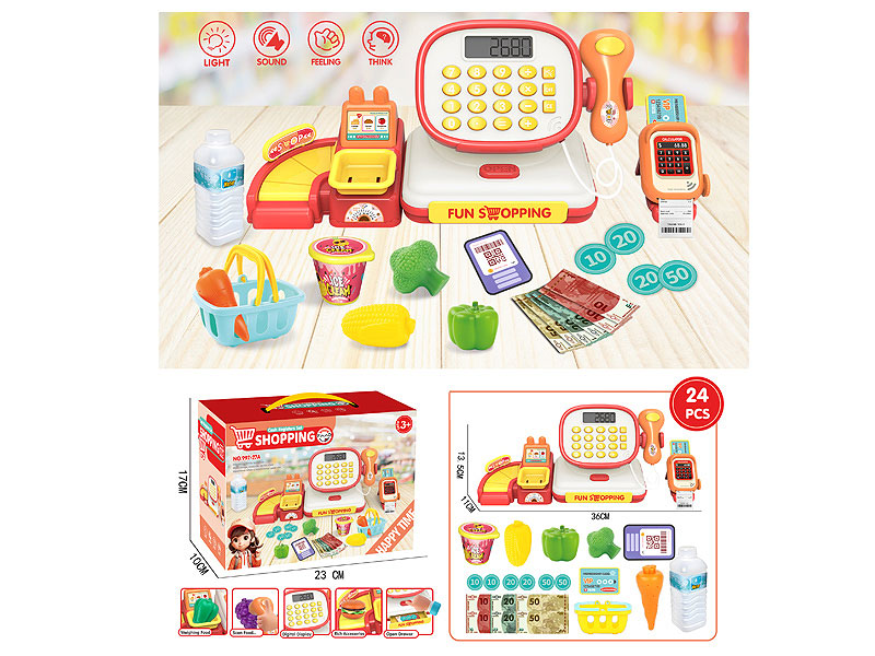 Cash Register Set W/L_S toys