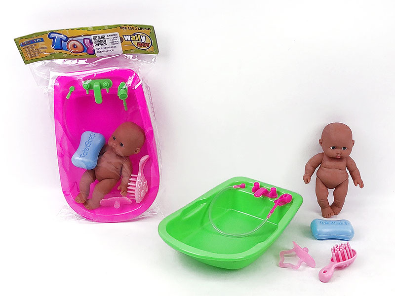 Tub Set & 5inch Moppet(2C) toys