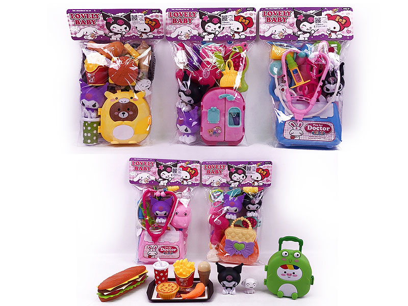 Hamburger & Doctor Set & Beauty Set(6S) toys