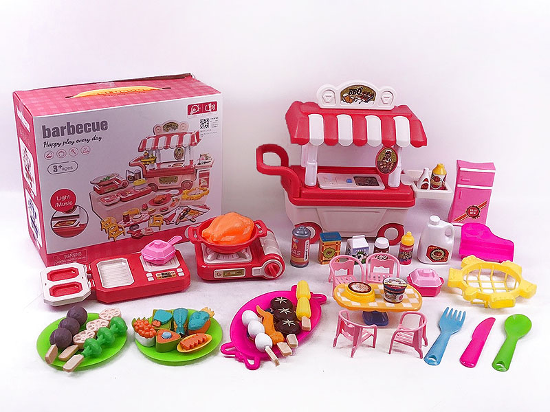 Barbecue Cart W/L_S(2C) toys