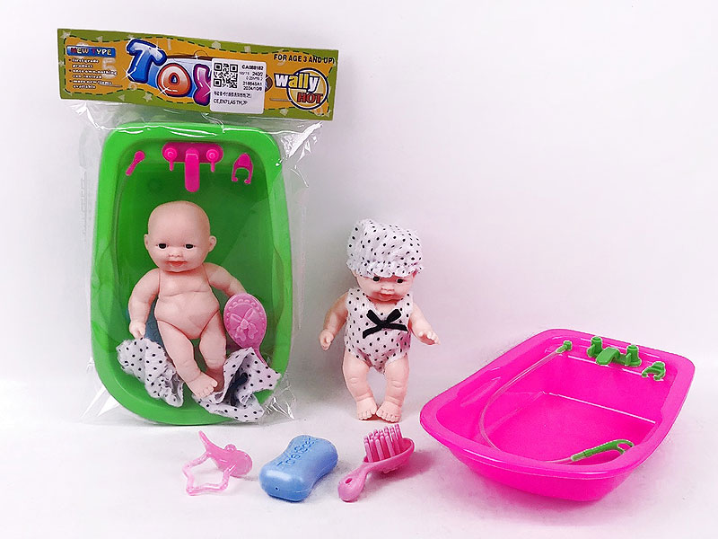 Tub Set & 5inch Moppet(2C) toys