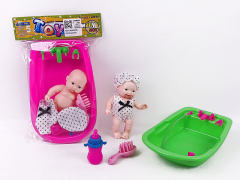 Tub Set & 5inch Moppet(2C) toys