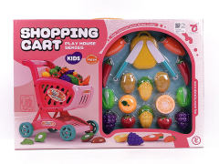 Shopping Cart & Cut Fruit & Vegetables toys