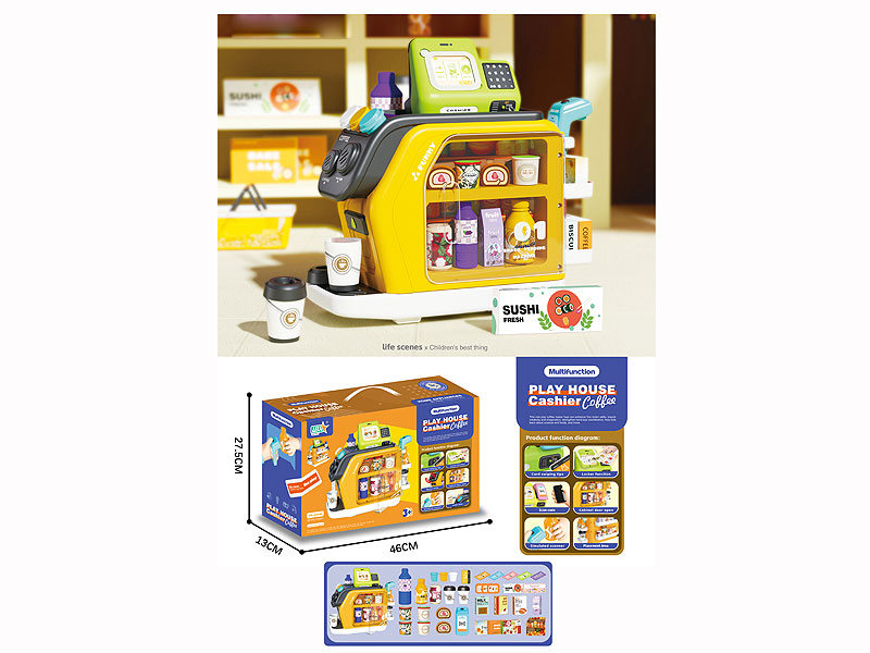 3in1 Cash Register Set W/L_S toys