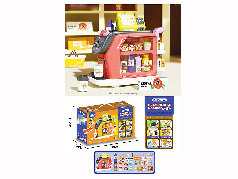 3in1 Cash Register Set W/L_S toys