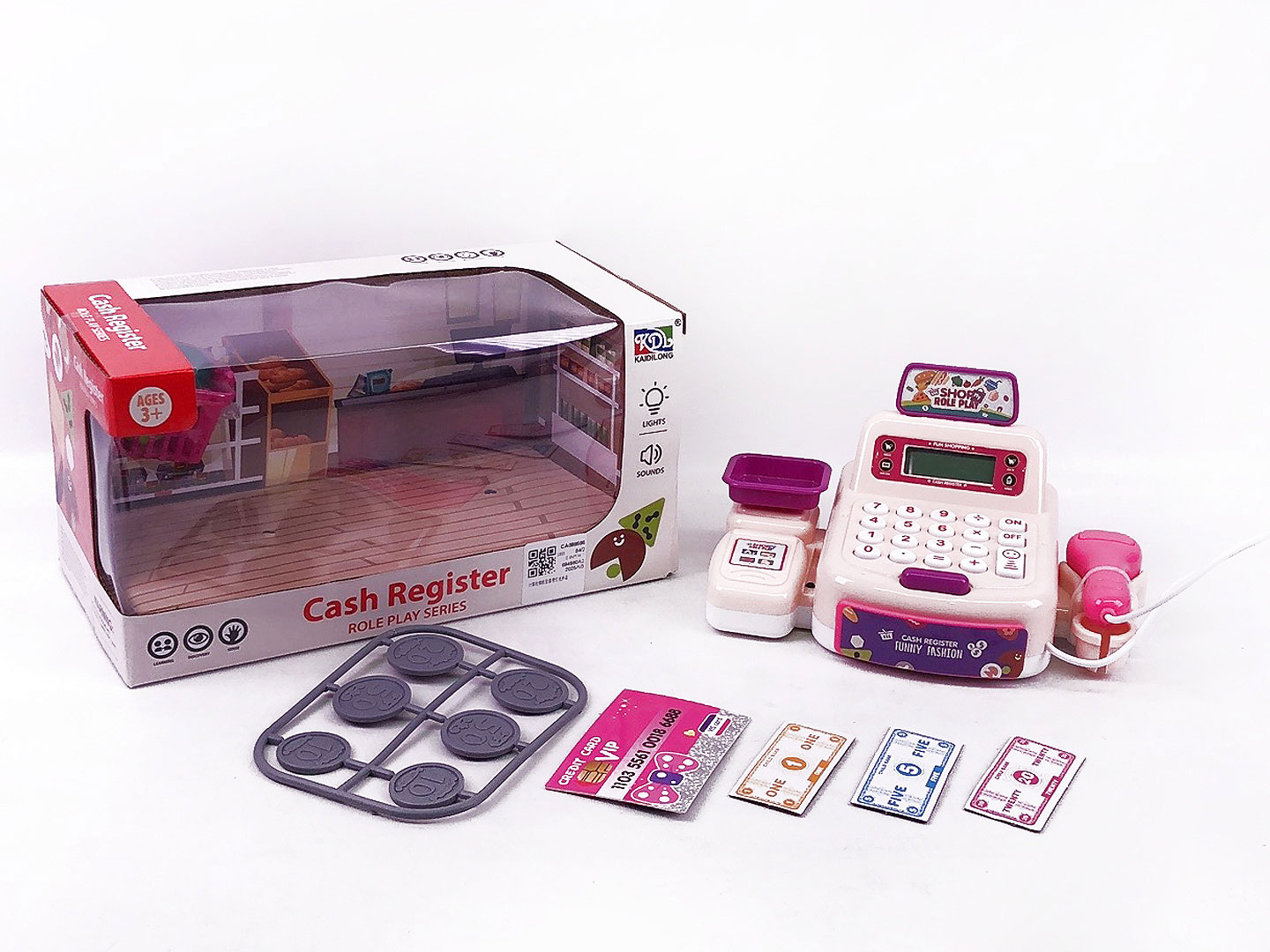 Cash Register Set W/L_S toys