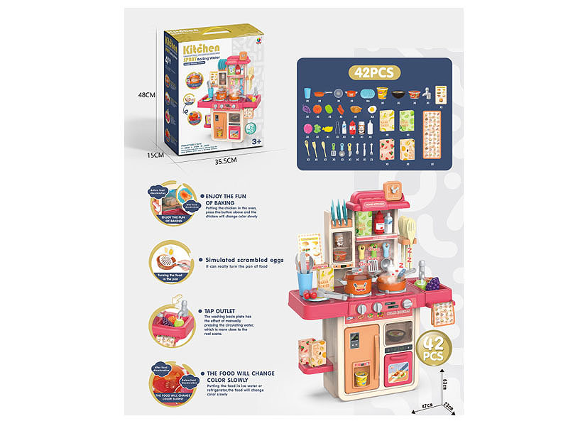 Kitchen Set W/L toys