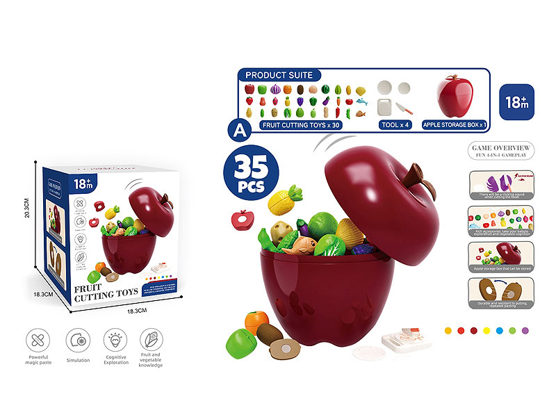 Cutting Fruit & Vegetables Set(35PCS) toys