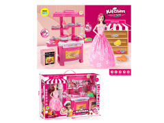 Kitchen Set W/L_S toys