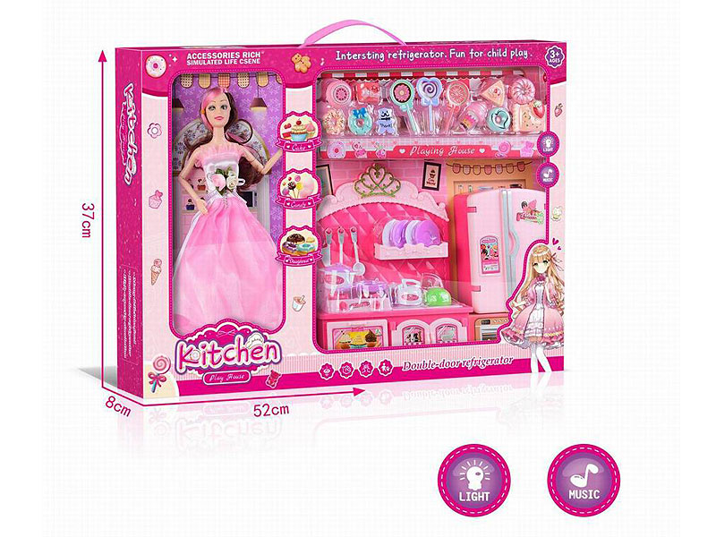 Kitchen Set W/L_S toys