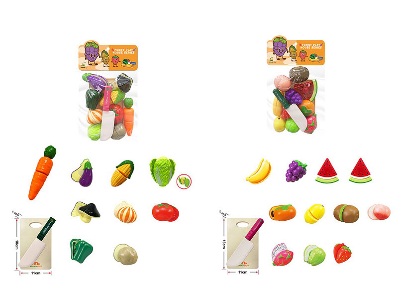Cutting Fruit & Vegetables Set(2S) toys