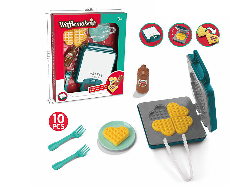 Color Changing Waffle Maker Set toys