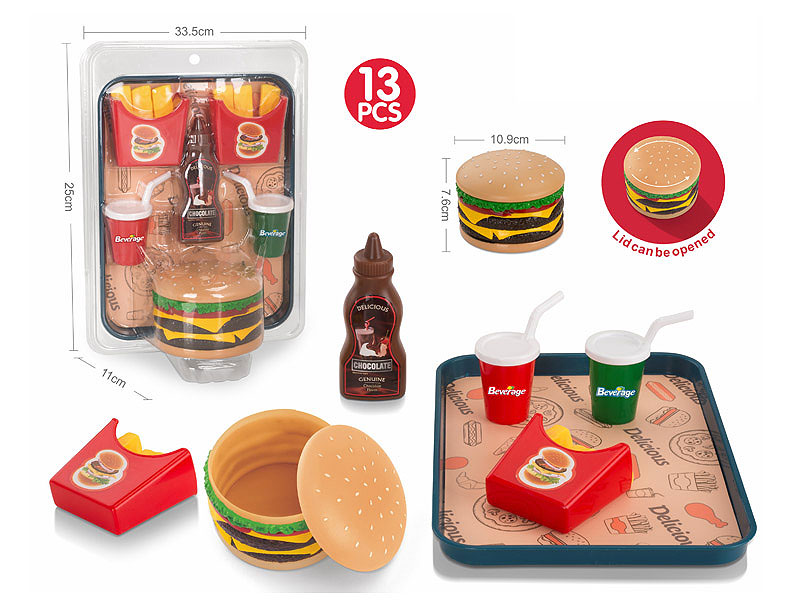 French Fries  & Hamburger toys