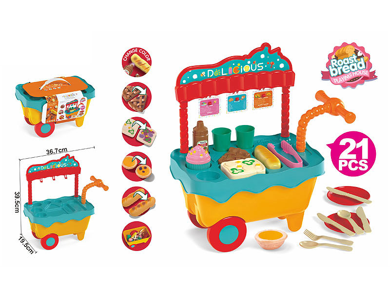 Color Changing Food Cart toys