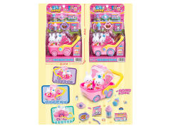 Cute Rabbit Cart Set toys