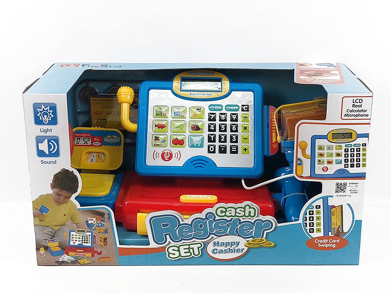 Cash Register Set W/L_S toys