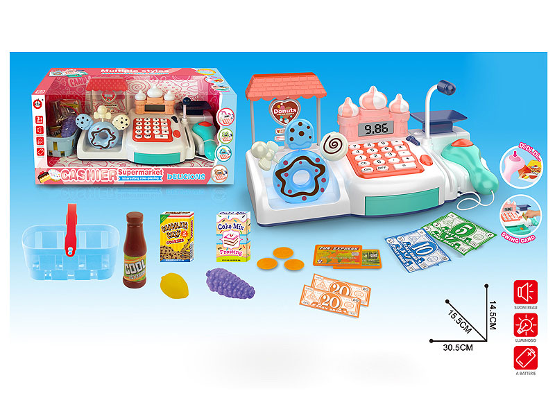 Castle Donut Cash Register Set toys