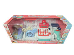 Robot donut cash register set toys