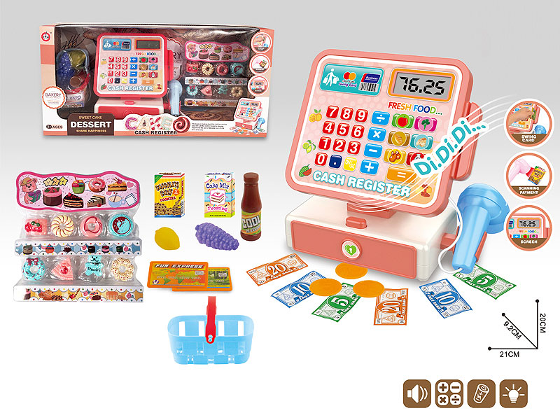 Dessert Shop Home Furnishing Cash Register Set toys