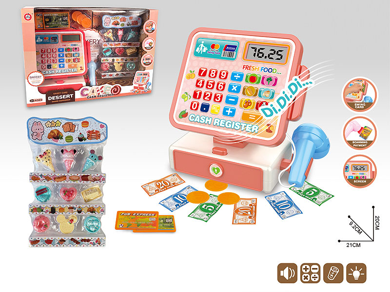 Dessert Shop Home Furnishing Cash Register Set toys