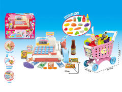 Cash register handcart set toys