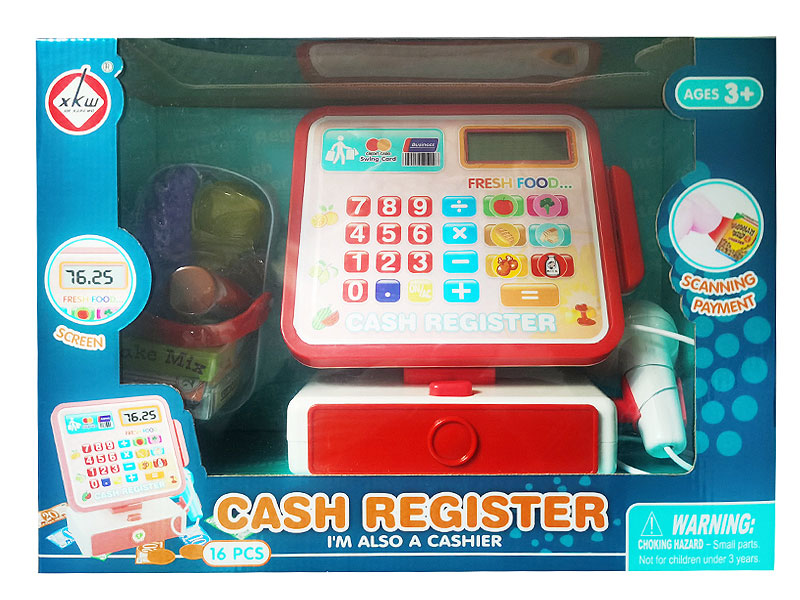 Cash register set toys