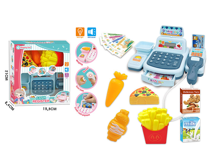 Cash Register Set W/L_S toys