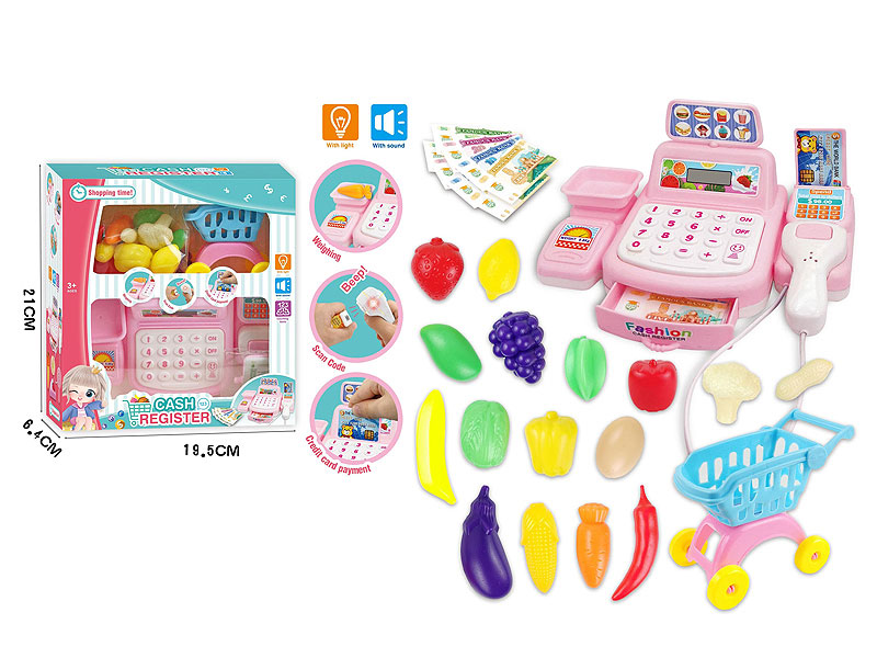 Cash Register Set W/L_S toys