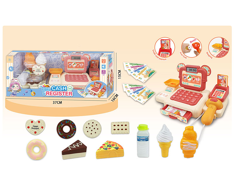 Cash Register Set W/L_S toys