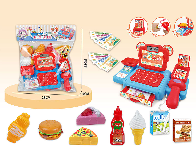 Cash Register Set W/L_S toys