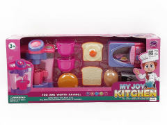 B/O Water Dispenser & Micro-wave Oven W/L_M toys