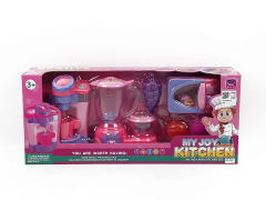 B/O Water Dispenser & Blender & Micro-wave Oven W/L_M toys