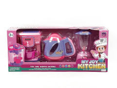 Electric Coffee Machine & Blender & Water Bottle W/L_M toys