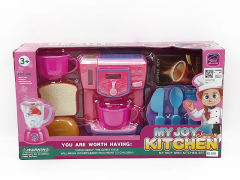 Coffee Maker Set W/L_M toys