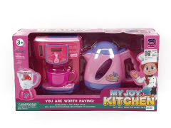 Coffee Maker & Water Bottle W/L_M toys