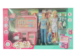 Barbie Supermarket Shopping Self Service Payment Machine Set toys