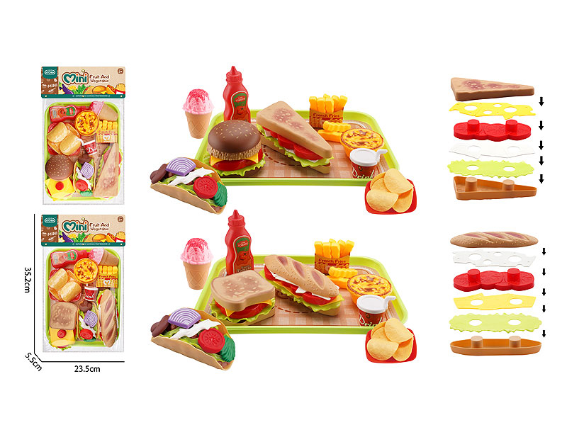 TACO Pancake Hamburger Set(2S) toys