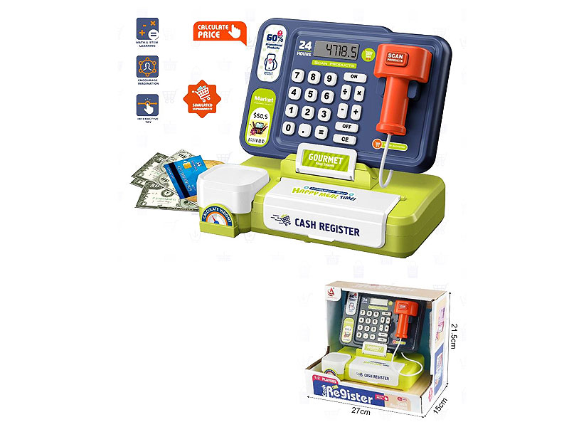 Cash Register Set W/L_S toys